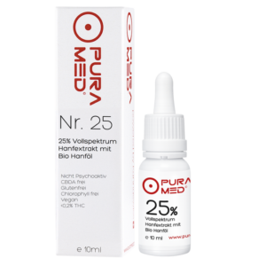 25% CBD teljes spektrumú prémium olaj bio kenderolajban